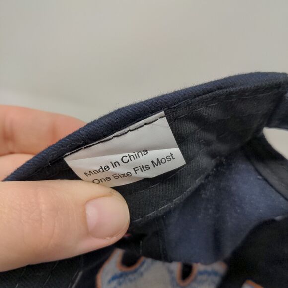 Con-Way Freight Racing Strapback Hat Blue OSFM Embroidered Flames #6 - Picture 13 of 13